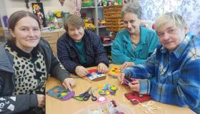 Сегодня в нашем доме-интернате снова царила особая, творческая атмосфера