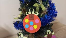 Занятие на тему « Новогодняя игрушка – шарик » прошло на отделение милосердия