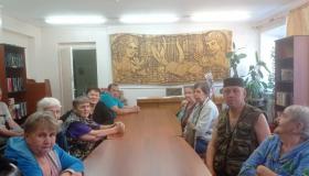 Сегодняшний день в библиотеке нашего дома- интерната выдался особенным