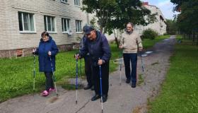 14 сентября в Видлицком ДИ состоялась осенняя сканди- прогулка